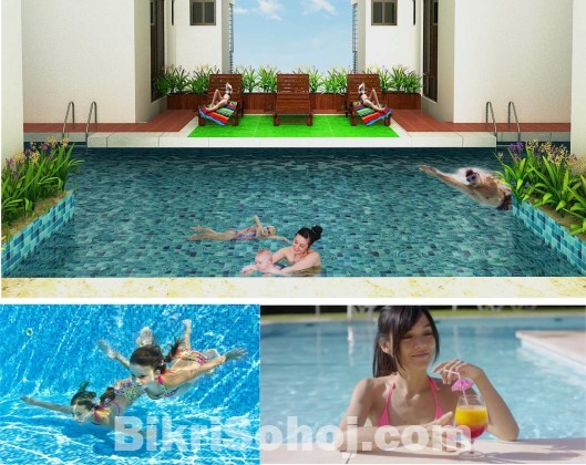 2180sft Swimming Pul/Gym 5Floor Bashundhara R/A